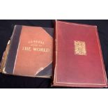 BACON'S GENERAL ATLAS OF THE WORLD WITH INDEX, London, circa 1911, 45 double page maps + 5 single