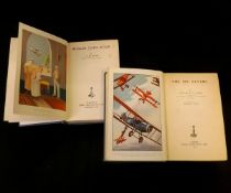 W E JOHNS: 2 titles: THE SPYFLYERS, illustrated Howard Leigh, London, John Hamilton Ltd, 1933 (but