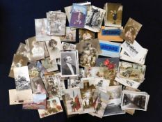 Box good quantity assorted picture postcards, mainly earlier cards