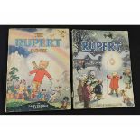 THE RUPERT BOOK, [1948] annual, 4to, original pictorial wraps + RUPERT, [1949] annual, price