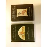 BEATRIX POTTER: 2 titles: THE TALE OF JEMIMA PUDDLE-DUCK, 1908, 1st edition, 27 coloured plates as