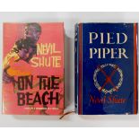 NEVIL SHUTE: 2 titles: PIED PIPER, London, Heinemann, February 1942, 1st reprint in same month as