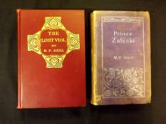 M P SHIEL: 2 titles: PRINCE ZALESKY, London, John Lane, 1865, 1st edition, 163pp + 8 and 16pp