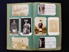 Postcard album containing approx 180 cards including Norfolk topographical, real photograph large