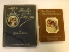 BEATRIX POTTER: 2 titles: THE PIE AND THE PATTY-PAN, London, Frederick Warne & Co, 1905, 1st