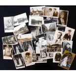 Packet six assorted East Anglia postcards including real photograph Staithe Street, Wells, real