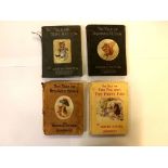 BEATRIX POTTER: 4 titles: THE TALE OF SQUIRREL NUTKIN, 1903, 1st edition, 1st or 2nd printing, a/