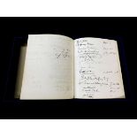 BULBRIDGE, a visitor book for Bulbridge House, Wilton Estate, Wiltshire, the country house residence