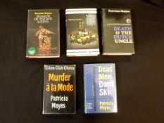 PATRICIA MOYES, 5 Collins Crime Club 1st editions, all in original cloth, all in dust-wrappers: DEAD