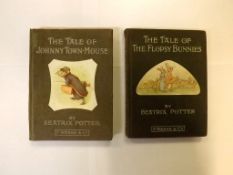 BEATRIX POTTER: 2 titles: THE TALE OF THE FLOPSY BUNNIES, 1909, 1st edition, 27 coloured plates as