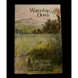 RICHARD ADAMS: WATERSHIP DOWN, illustrated John Lawrence, 1976, 1st illustrated edition, coloured