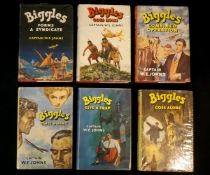 W E JOHNS: 6 titles: BIGGLES' COMBINED OPERATION, 1959, 1st edition; BIGGLES GOES HOME, 1960, 1st