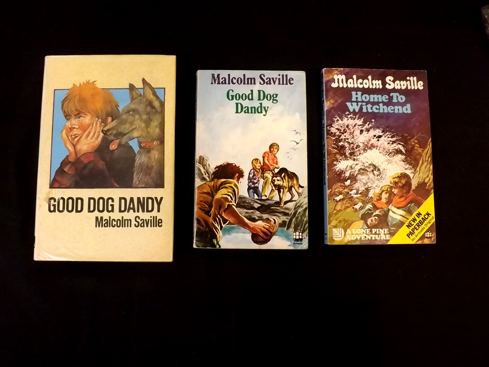 MALCOLM SAVILLE: 3 titles: GOOD DOG DANDY, London, White Lion, 1971, 1st hardback edition,