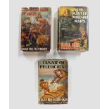 EDGAR RICE BURROUGHS: 3 titles: TANAR OF PELLUCIDAR, London, 1939, 1st edition, original cloth,