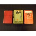 WILLIAM LE QUEUX: 3 titles: THE MASK, London, John Long, 1905, 1st edition, [8]pp adverts at end