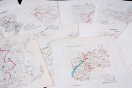 Packet 22 English county boundary maps