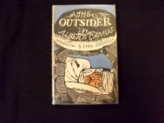 ALBERT CAMUS: THE OUTSIDER, translated Stuart Gilbert, introduction Cyril Connolly, London, Hamish