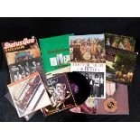 One box: 35+ assorted rock and pop LPs, artists include The Beatles; Crosby, Stills & Nash; Elton