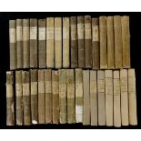 WALTER SCOTT, collection Waverley Novels, near complete set including WAVERLEY; OR, 'TIS SIXTY YEARS