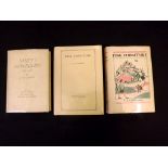 ALFRED EDGAR COPPARD: 3 titles: PINK FURNITURE, London, Jonathan Cape, 1930, 1st edition, limited