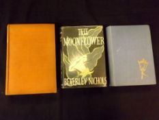 BEVERLEY NICHOLS: 3 Titles: NO MAN'S STREET, London, 1954, 1st edition, original cloth gilt worn;