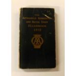 THE AUTOMOBILE ASSOCIATION AND MOTOR UNION HANDBOOK 1912, London, 1912, the first AA handbook to