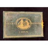 LLOYD'S REGISTER OF BRITISH AND FOREIGN SHIPPING - ESTABLISHED 1834 - YACHT REGISTER FROM 1ST MAY