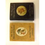 BEATRIX POTTER: 2 titles: THE TALE OF SQUIRREL NUTKIN, 1903, 1st edition, 3rd printing, 27