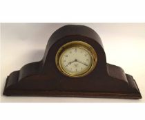 Wooden mantel clock, the dial Smith's 1950s style