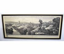 After Samuel and Nathaniel Buck, pair of black and white engravings, published 1749, "The North East