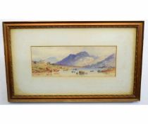 Edwin A Penley, one signed and dated 1875, the other faintly monogrammed, pair of watercolours,