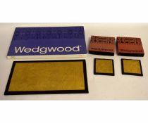 Collection of three Wedgwood Egyptian plaques