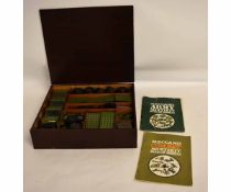 Teak cased set of Meccano from the Combat MultiKit range, together with instruction books