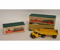 Dinky Supertoys Guy 4 ton lorry (box only) together with a further Bedford articulated lorry,