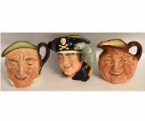 Collection of Royal Doulton character jugs comprising John Barleycorn, Farmer John and Long John