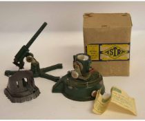 Boxed Astra Toy searchlight together with two further artillery guns (3)