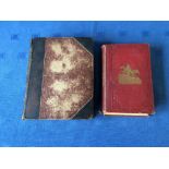 The Works of Horace by Rev. Philip Francis, 2 volumes with the original text, notes & leather