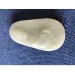 Chinese pebble carving of Chinese lady