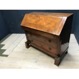 C19th Italian walnut bureau 106H x 119 w