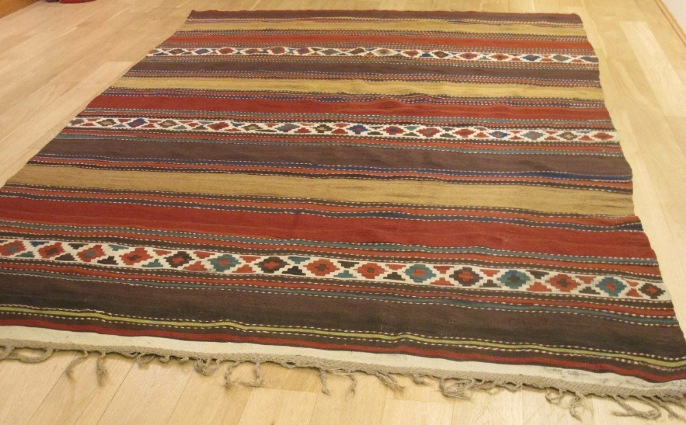 Antique Shahsavan Kilim, Persia, Circa 1900's, 3.08x1.95 metres