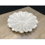 Marble water feature bowl, 68cm dia