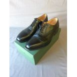 Pakeman, Catto & Carter black leather brogue shoes, size 10