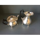 Good quality silver plated tea & coffee pot, Walker & Hall