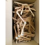 Large qty of Pakeman, Catto & Carter clothes hangers