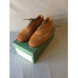 Pakeman, Catto & Carter brown suede brogue shoes, size 9.5