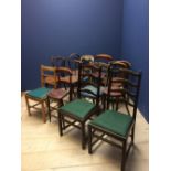 Qty of various chairs