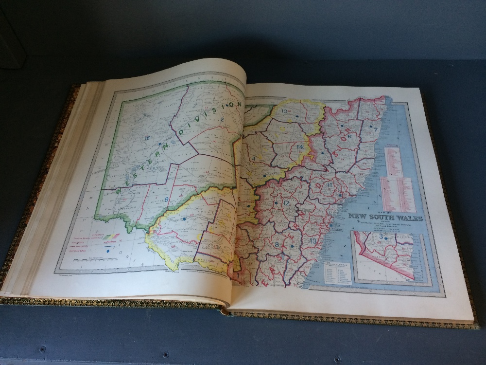 4 Vol. Picturesque Atlas of Australasia, Edited by Andrew Garran, each with green leather and tooled - Image 5 of 5