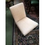 Victorian embossed frame nursing chair