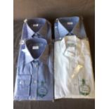 4 Pakeman, Catto & Carter Gentlemen's shirts in original packaging, sizes 16.5, 16.5, 17.5 & 16