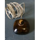 Tiger's eye crystal bell push